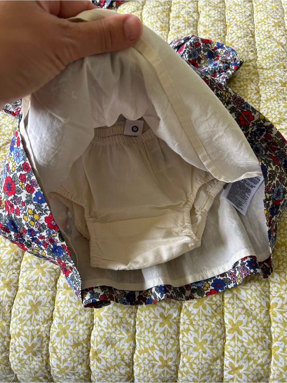 Baby Gap - Floral Smocked Dress with Matching Headband (3-6 months)